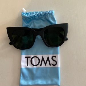 Toms Black Cat Eye Sunglasses